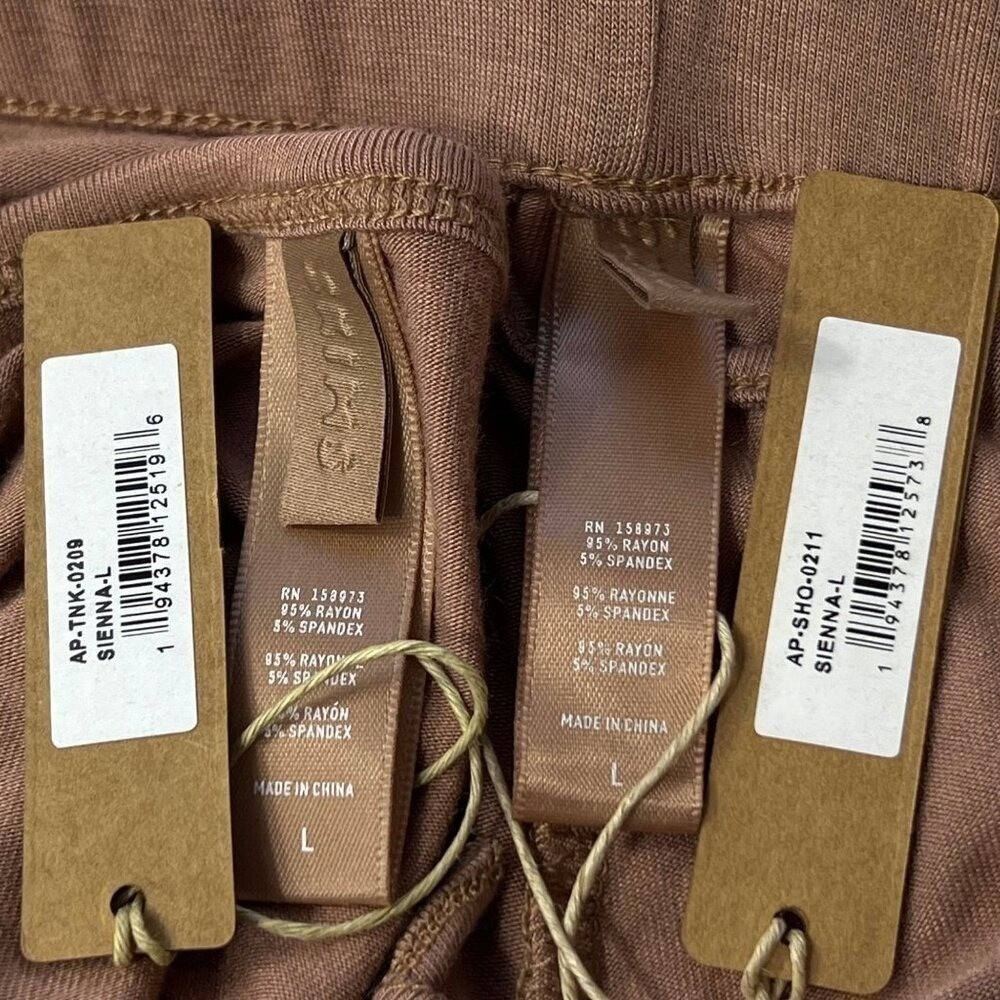 SKIMS Sleep Tank + Short Set Sienna Large - Picture 8 of 12